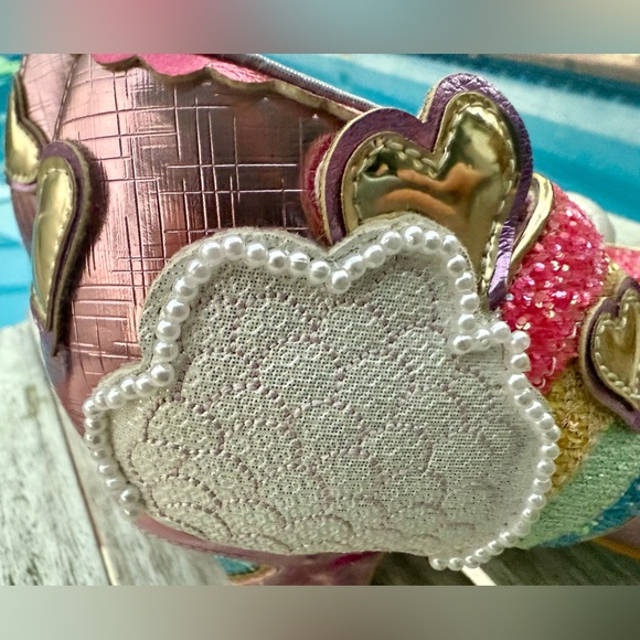 Irregular Choice “Summer Of Love”Shoes~Pink Women’s Size 39 - Picture 9 of 12